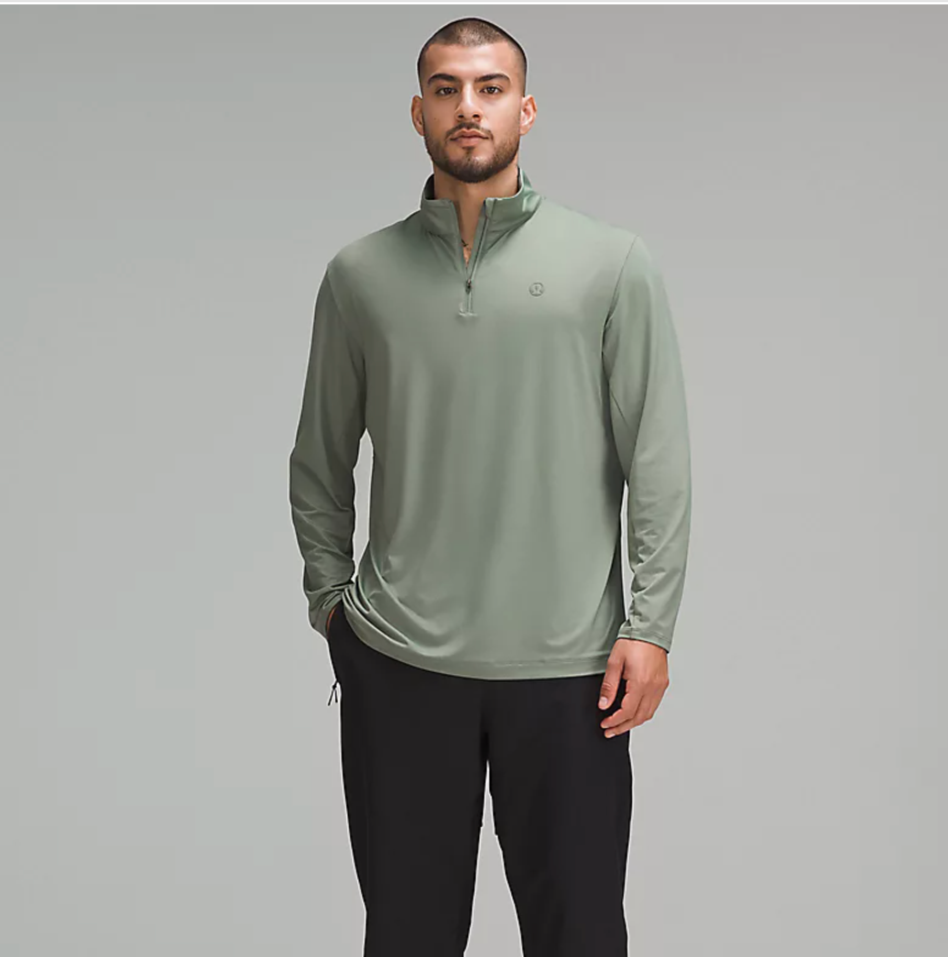 lululemon:Logo Sport Long-Sleeve Half Zip | river city relics
